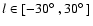 $l \in [-30\hbox {$^\circ $ }, 30\hbox {$^\circ $ }]$