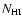 $N_{\rm HI}$