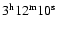 $3^{\rm h}12^{\rm {m}}10^{\rm {s}}$