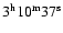 $3^{\rm h}10^{\rm {m}}37^{\rm {s}}$