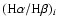 $({\rm H}\alpha / {\rm H}\beta)_i$