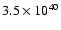 $3.5\times10^{40}$