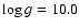 $\log g = 10.0$