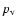 $p_{\rm v}$
