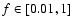 $f \in [0.01,1]$