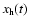 $x_{\rm h}(t)$