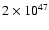 $2 \times 10^{47}$