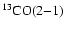 $\rm ^{13}CO(2{-}1)$