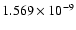 $1.569 \times 10^{-9}$