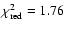 $\chi^2_{\rm red}=1.76$