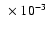 $~\times10^{-3}$