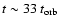 $t\sim 33\; t_{\rm orb}$