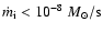 ${\dot m}_{\rm i} <
10^{-8}~ M_{\odot}/{\rm s}$