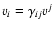 $v_i=\gamma_{ij}v^j$