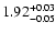 $\rm 1.92^{+0.03}_{-0.05}$