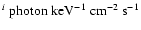 $^i {\rm ~photon~keV^{-1}~cm^{-2}~s^{-1}}$