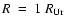 $R~=~1~R_{\rm Ur}$