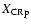 $X_{\rm CRp}$