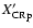 $X'_{\rm CRp}$