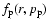 $f_{\rm p}(r, p_{\rm p})$