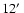 $12 \hbox{$^\prime$ }$