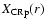 $X_{\rm CRp} (r)$