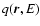 $q(\vec{r},E)$