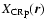$X_{\rm CRp}(\vec{r})$