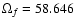 $\Omega_{f}=58.646$