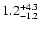 $\rm 1.2^{+4.3}_{-1.2}$