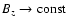 $B_z\to\mbox{const}$
