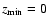 $z_{\rm min}=0$