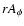 $rA_\phi $