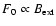 $F_0\propto B_{\rm ext}$