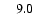 $\phantom{0}\phantom{0}9.0$