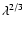$\lambda^{2/3}$