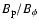 $B_{\rm p}/B_\phi$