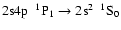 $\rm 2s4p~~^{1}P_{1} \rightarrow 2s^{2}~~^{1}S_{0}$