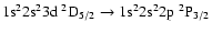 $\rm 1s^22s^23d~^2D_{5/2} \rightarrow 1s^22s^22p~^2P_{3/2}$