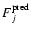 $F_{j}^{{\rm pred}}$