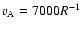 $v_{\rm A}=7000 R^{-1}$