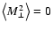 $\left\langle M_\perp^2 \right\rangle = 0$