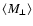 $\left\langle M_\perp \right\rangle$