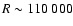 $R \sim110~000$