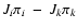 $J_i\pi_i~-~J_k\pi_k$