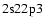 $\rm 2s22p3 $