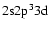 $\rm 2s2p^33d$