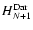 $ H_{N+1}^{\rm Dar}$