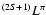 $^{(2S+1)}L^{\pi}$