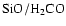 $\rm SiO/H_{2}CO$